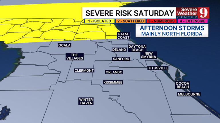 Warm weekend ahead with scattered afternoon storms
