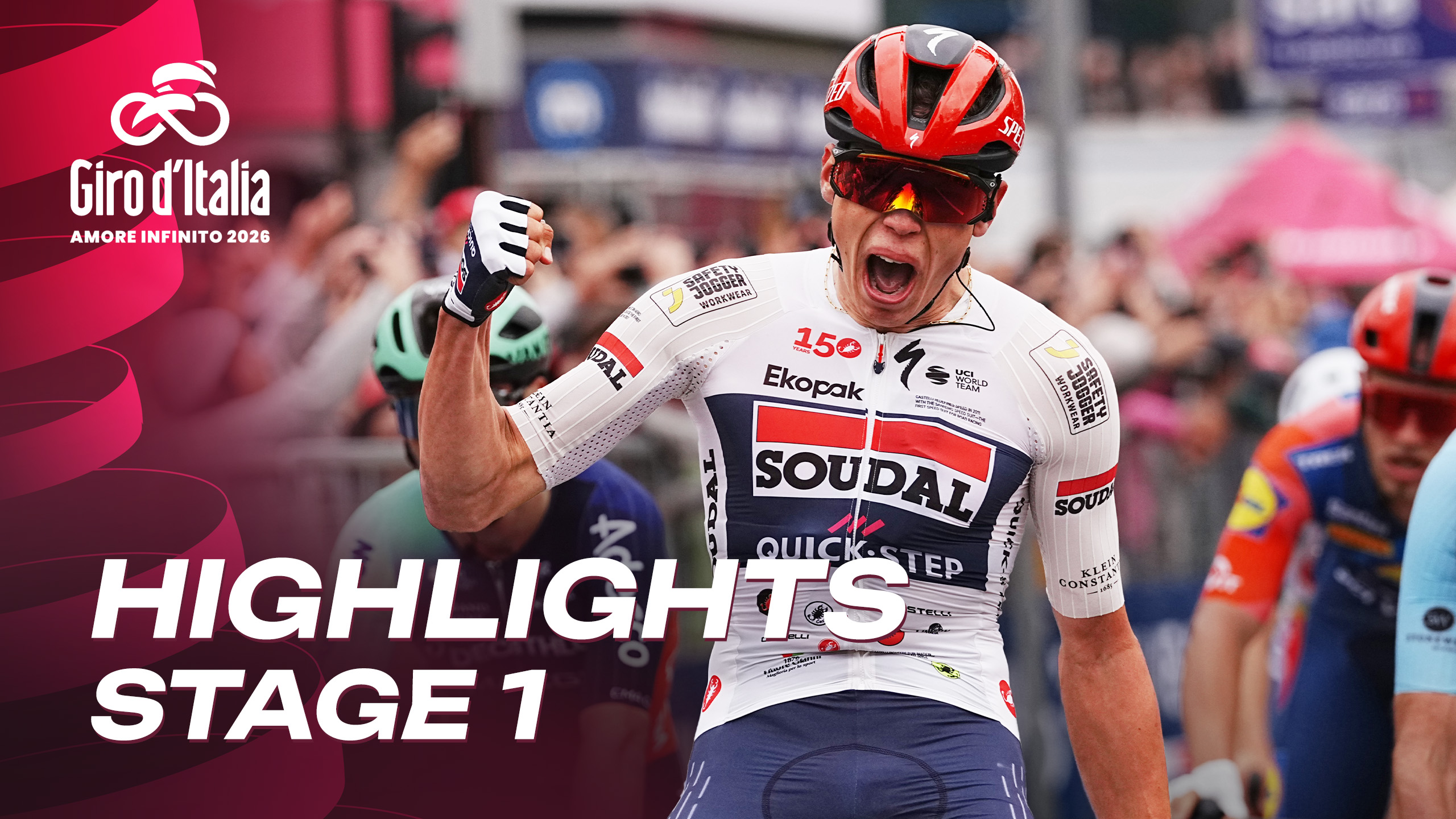 Late crash ignites a chaotic sprint finish! 😱🥵 | Giro d'Italia 2026 ...