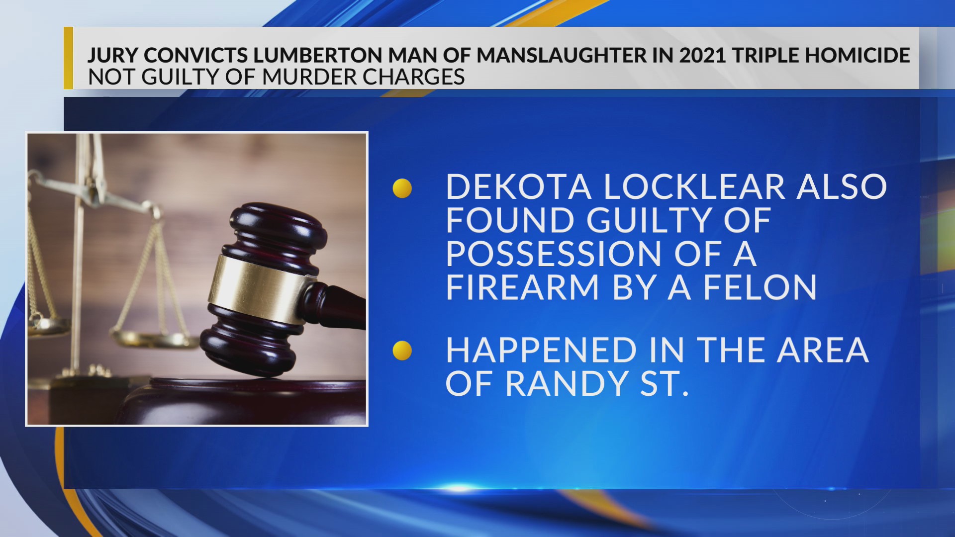 Jury convicts Lumberton man of manslaughter in 2021 triple homicide ...