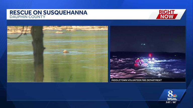 Firefighters rescued stranded boaters on the Susquehanna River | Needed ...