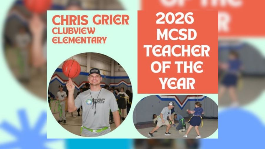 Chris Grier named 2026 MCSD Teacher of the Year