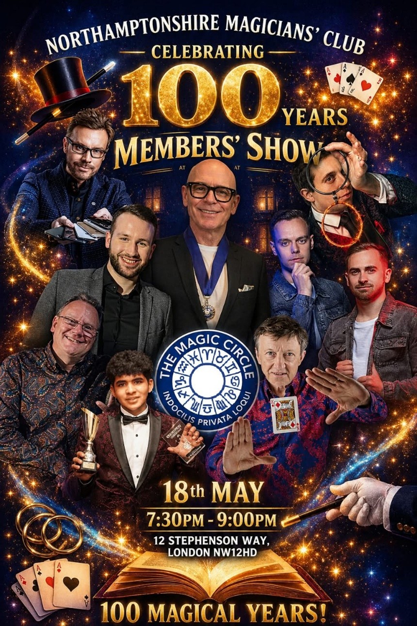 The Northamptonshire Magicians Club visits The Magic Circle