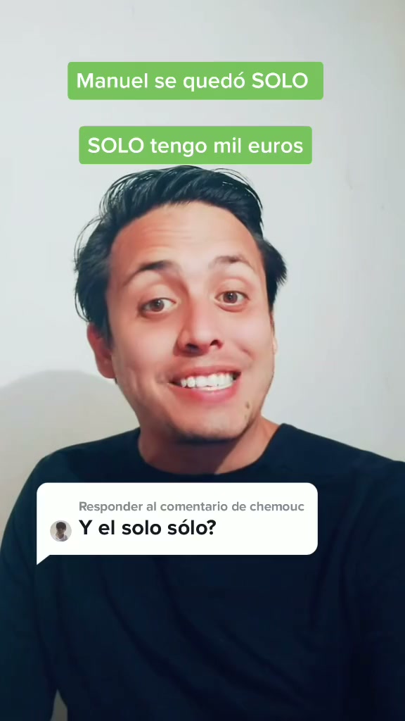 Responder a @chemouc | Solo nunca lleva tilde | #ortografía #gramátic...