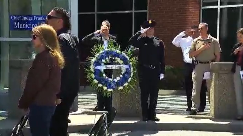 Providence police hold annual wreath-laying ceremony