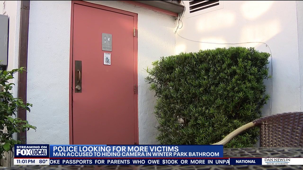 3 hidden cameras found in public Winter Park bathroom, police say