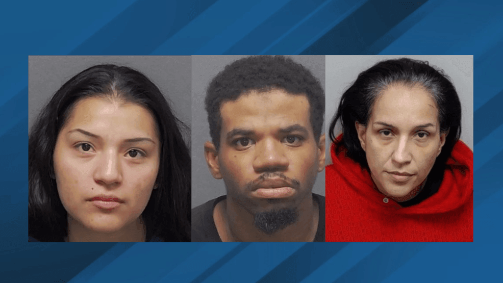 Three arrested in mail theft at apartment complex