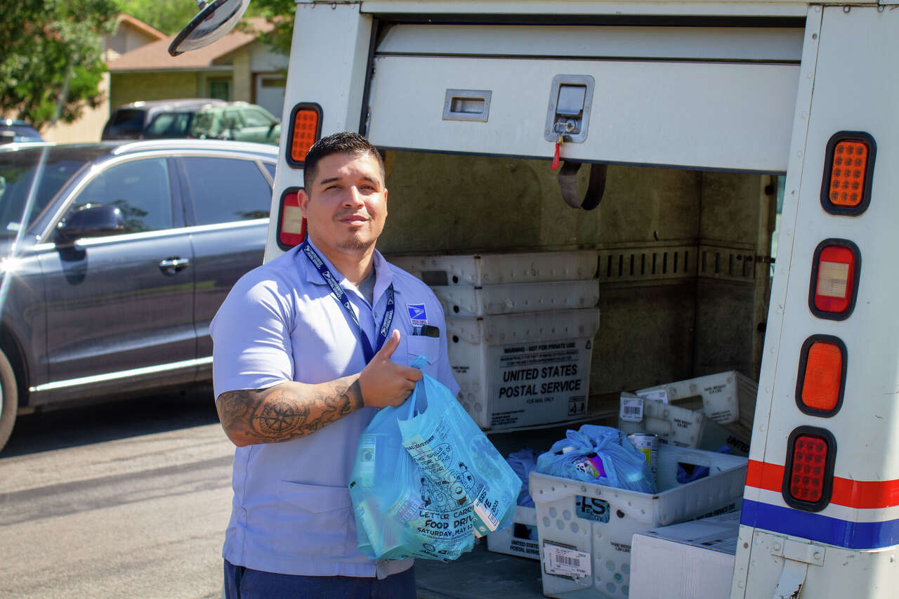 Letter carriers, San Antonio Food Bank partner to stamp out hunger