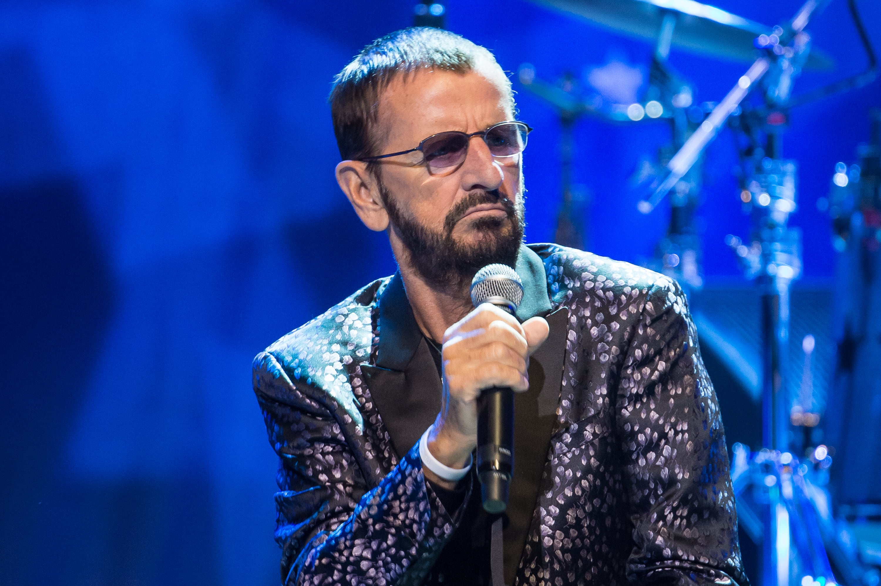 NEW YORK, NY - JUNE 15: Musician Ringo Starr of Ringo Starr & His All Star Band performs at the St. George Theater on June 15, 2016 in New York City. (Photo by Mark Sagliocco/Getty Images)