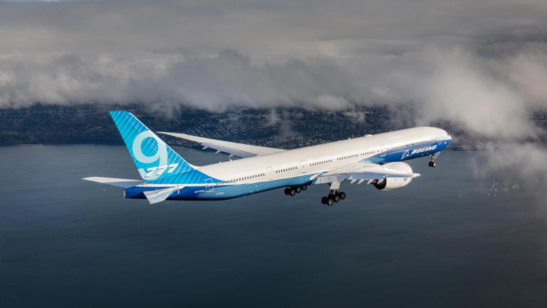 Progress: 1st Boeing 777-9 production aircraft takes flight ahead of ...