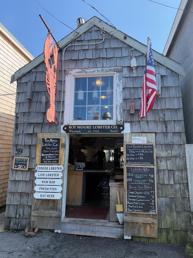 The fresh-boiled whole lobster at this unassuming Massachusetts harbor ...