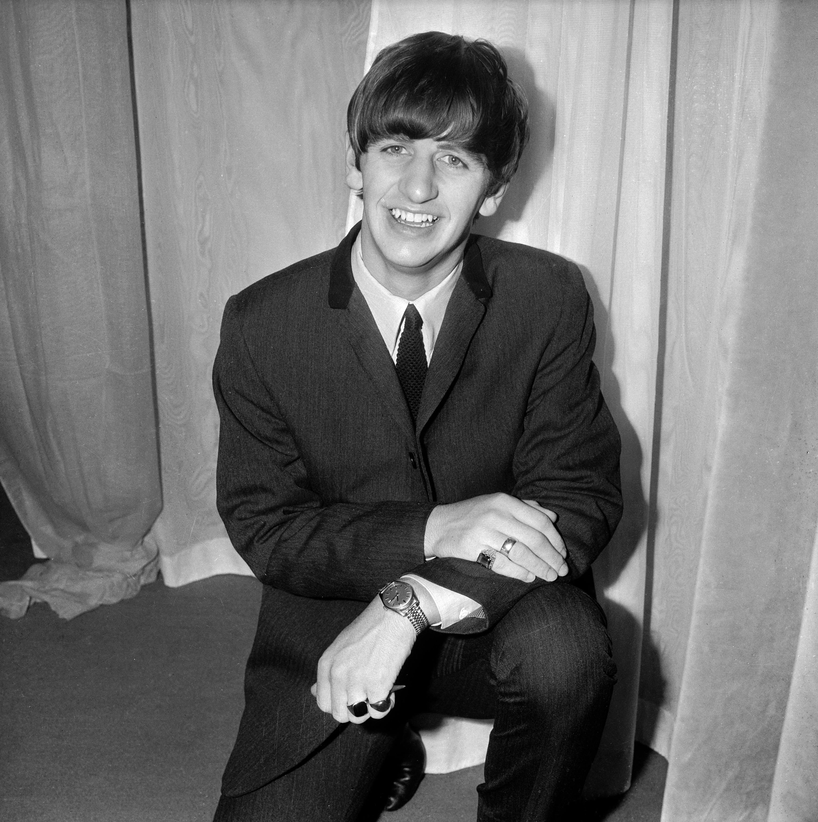 Beatles drummer Ringo Starr, 1963. (Photo by Keystone/Hulton Archive/Getty Images)