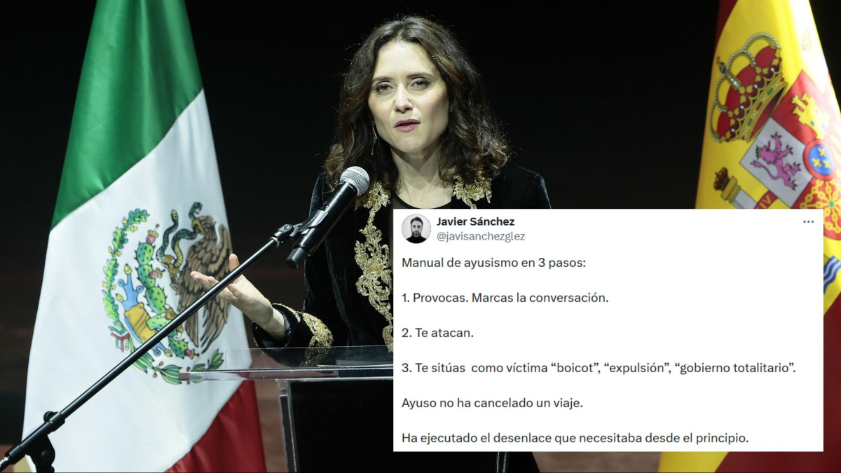 El viaje de Ayuso en México llega a su fin y las redes dictan sentencia ...