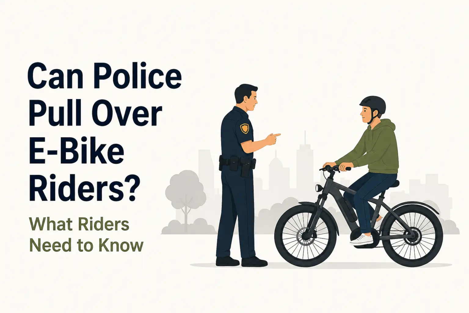 Can police pull over e-bike riders? What riders need to know about e ...