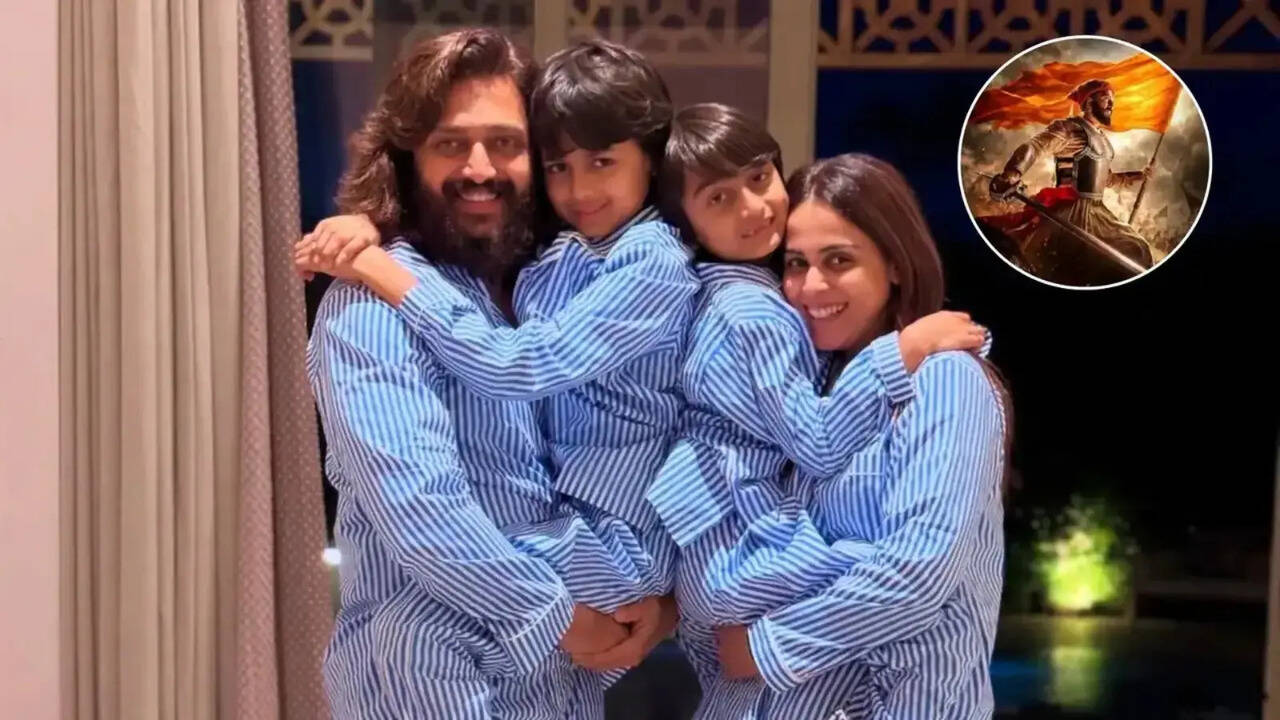 Riteish Deshmukh reacts to casting sons Riaan, Rahyl in historical Raja ...