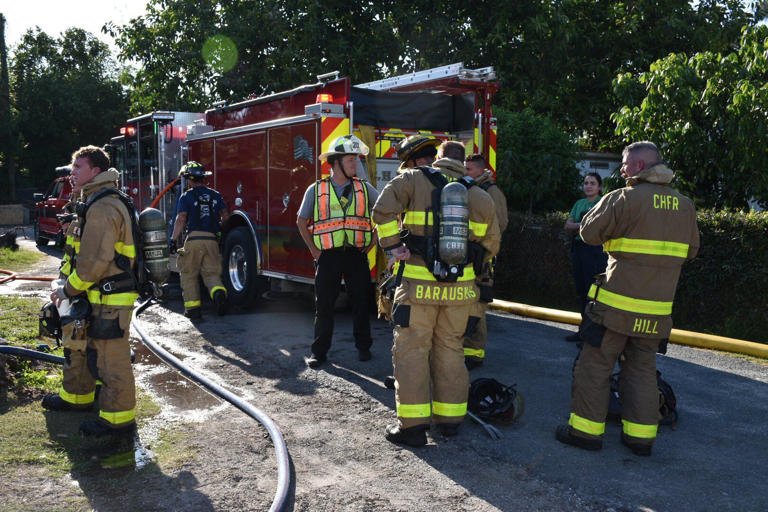 Fire damages trailer in Cedar Hammock area