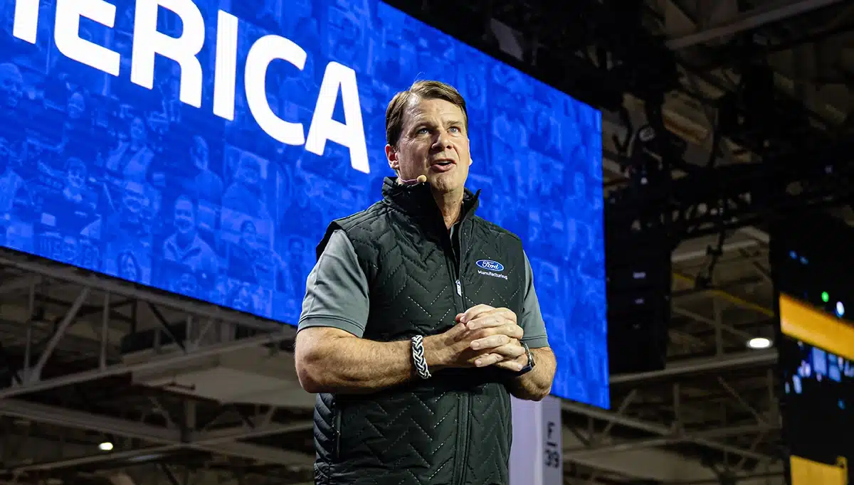 Gas prices are high, yet truck buyers want V8 engines, says Ford CEO
