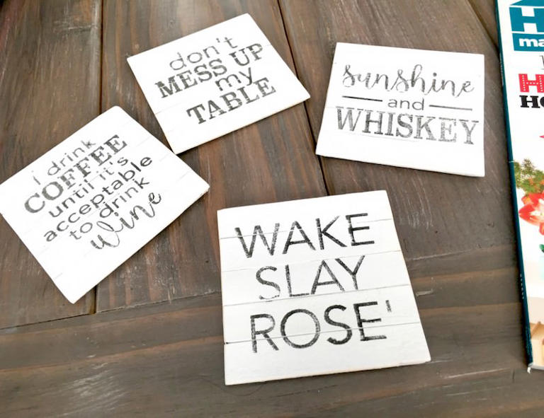 DIY coasters: 50 designs for decor or gifts!
