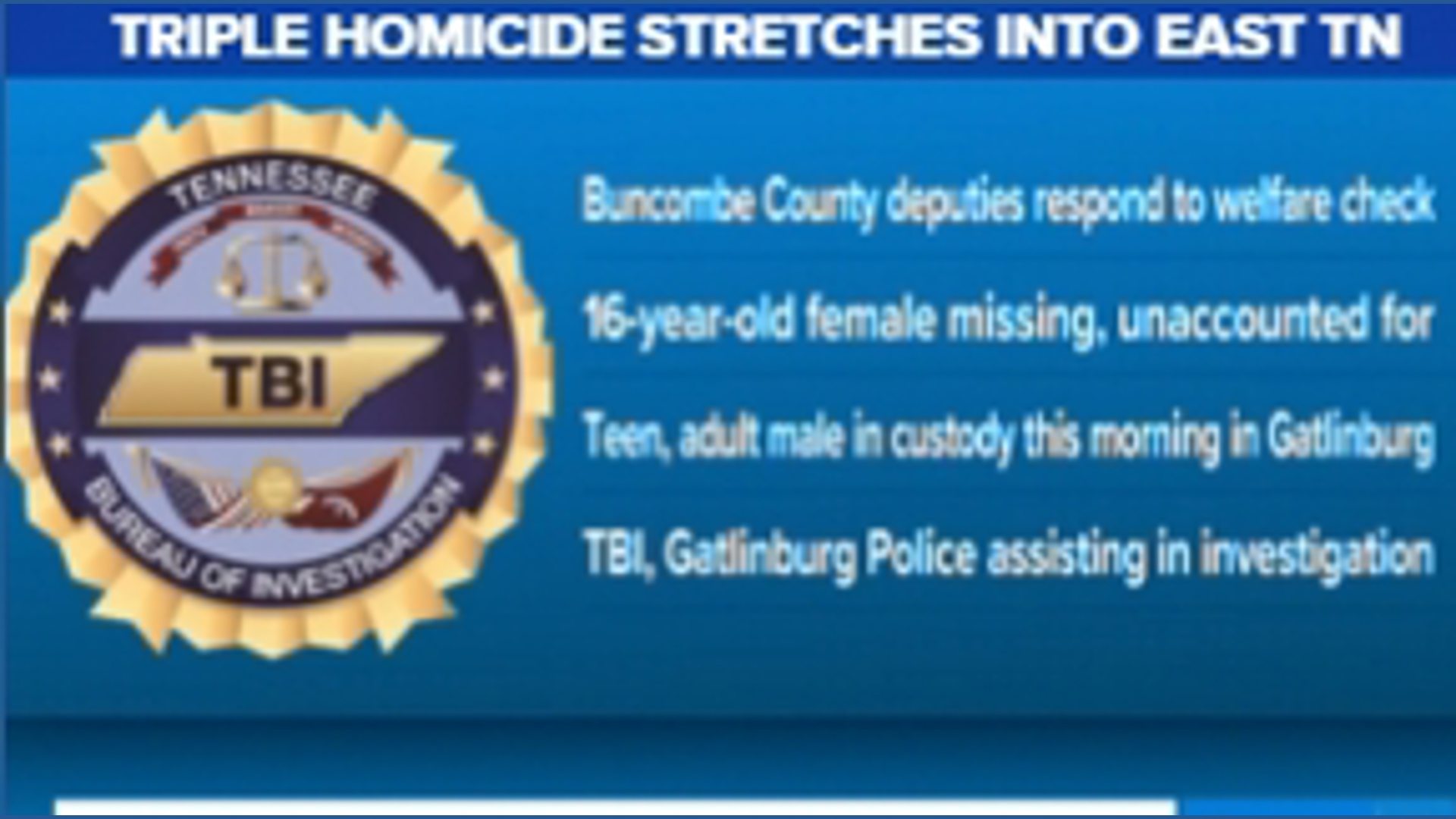 A North Carolina triple homicide investigation has stretched into East ...