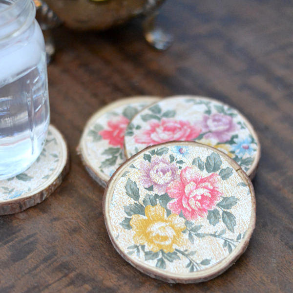 DIY coasters: 50 designs for decor or gifts!