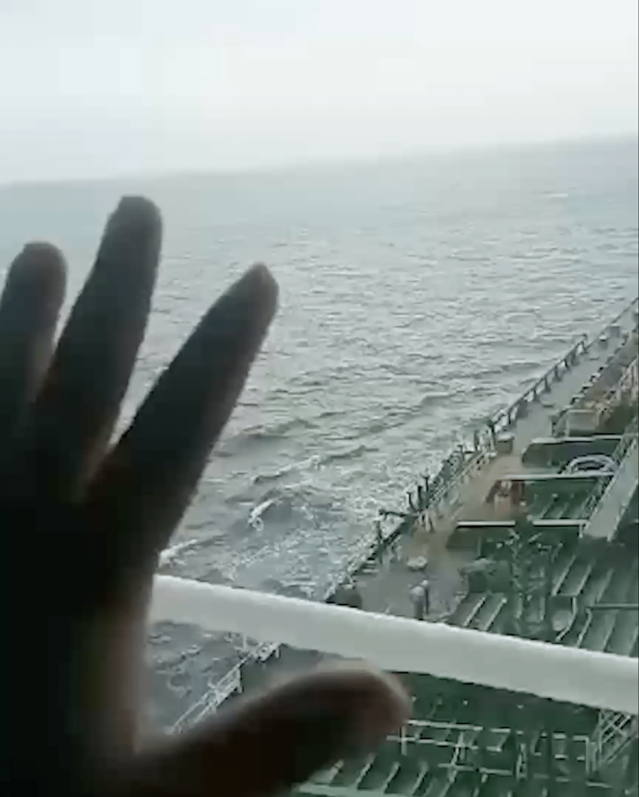 Trapped in the strait: The sailors low on supplies and stuck in a war zone