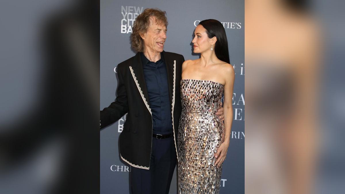 Mick Jagger, 82, and fiancée Melanie Hamrick, 38, dress up for NYC ...