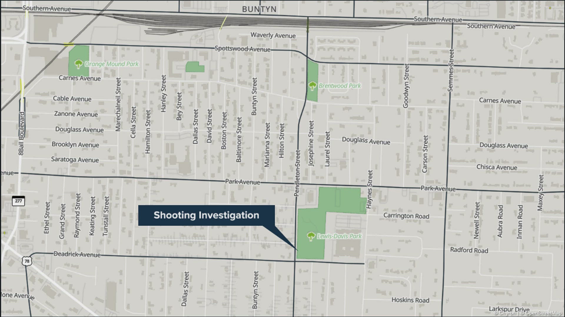 Orange Mound shooting leaves man seriously injured