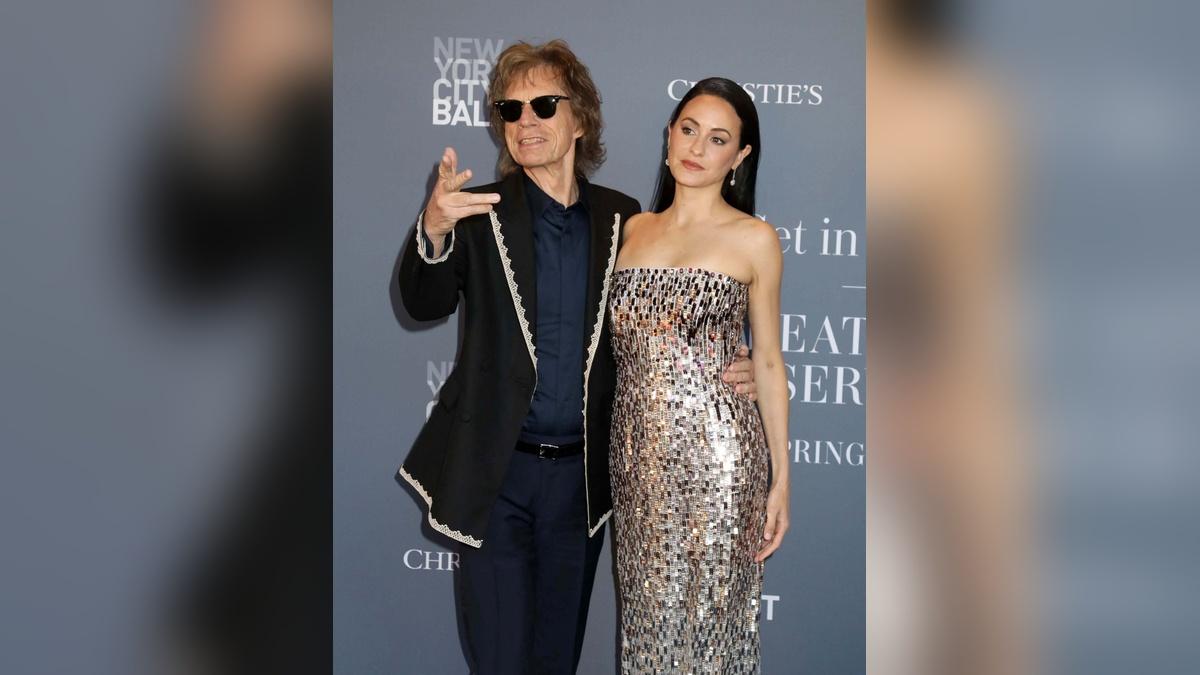 Mick Jagger, 82, and fiancée Melanie Hamrick, 38, dress up for NYC ...