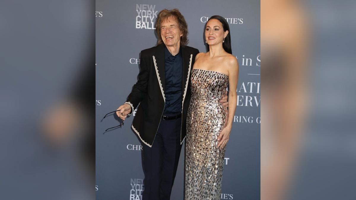 Mick Jagger, 82, and fiancée Melanie Hamrick, 38, dress up for NYC ...