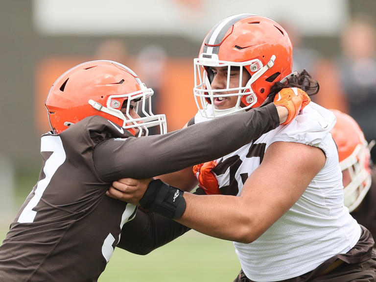 Browns got their first look at a fascinating new WR pairing at rookie ...