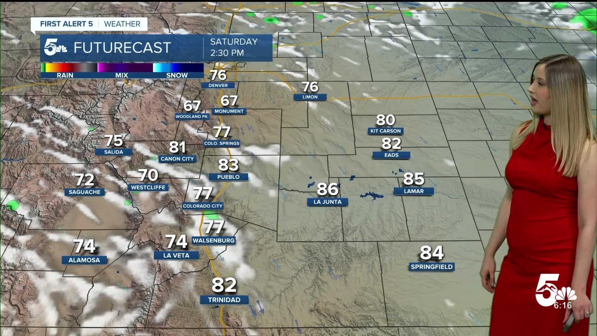 A lovely Mother's Day weekend is in store before hot weather next week