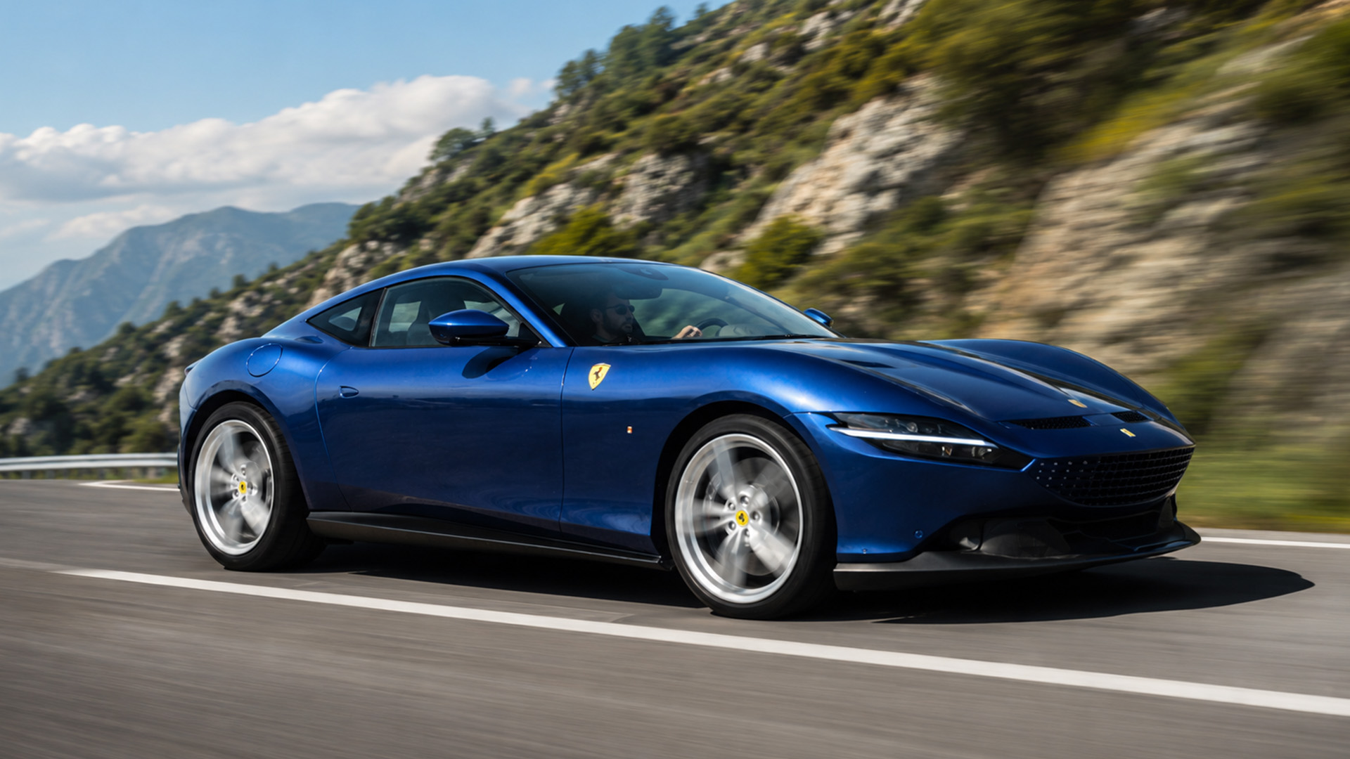 Driving the Ferrari Roma for the first time