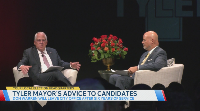 Outgoing Tyler mayor Don Warren’s advice to his successor: 'Be kind'