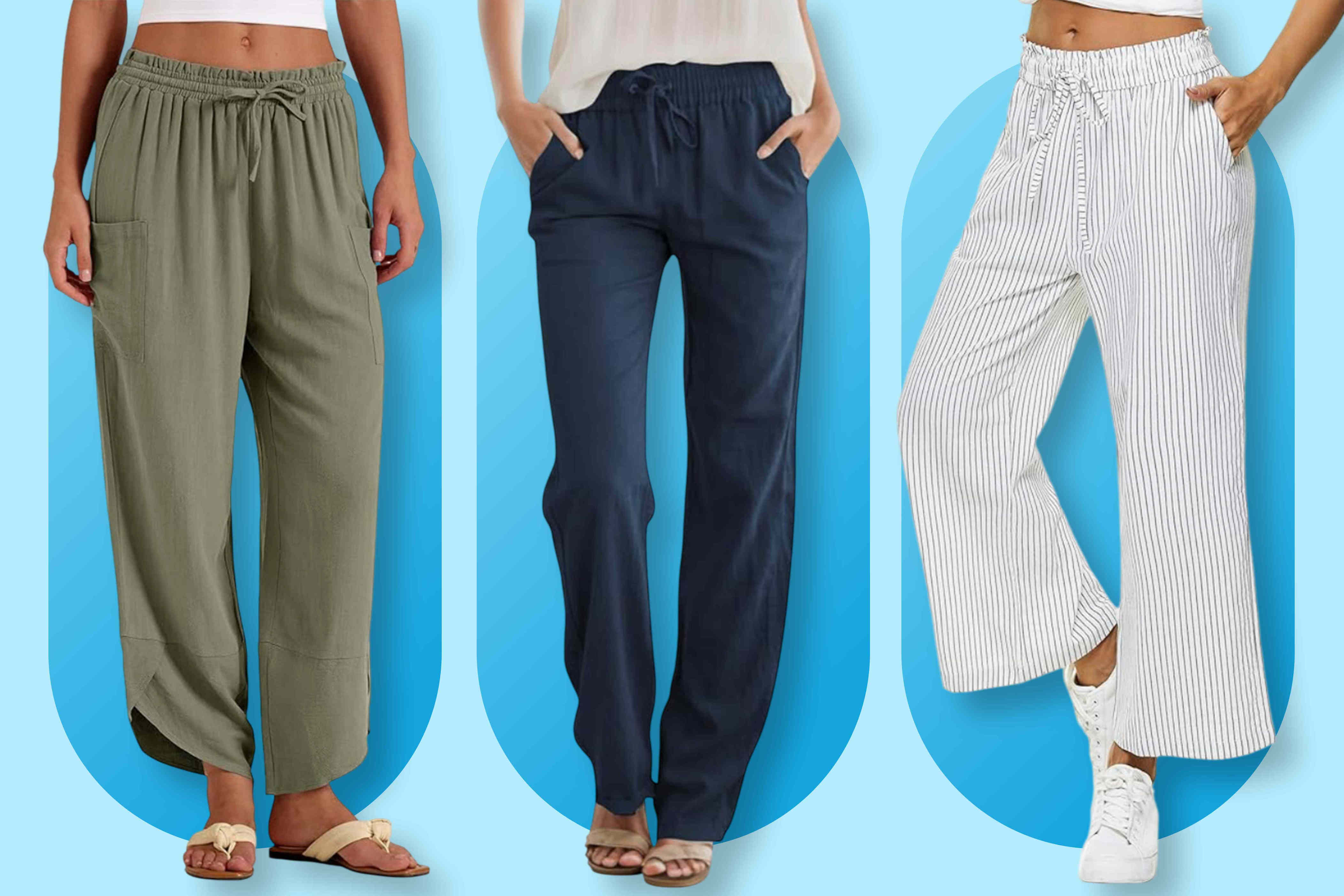 Airy linen pants are the key to staying cool and comfortable this ...