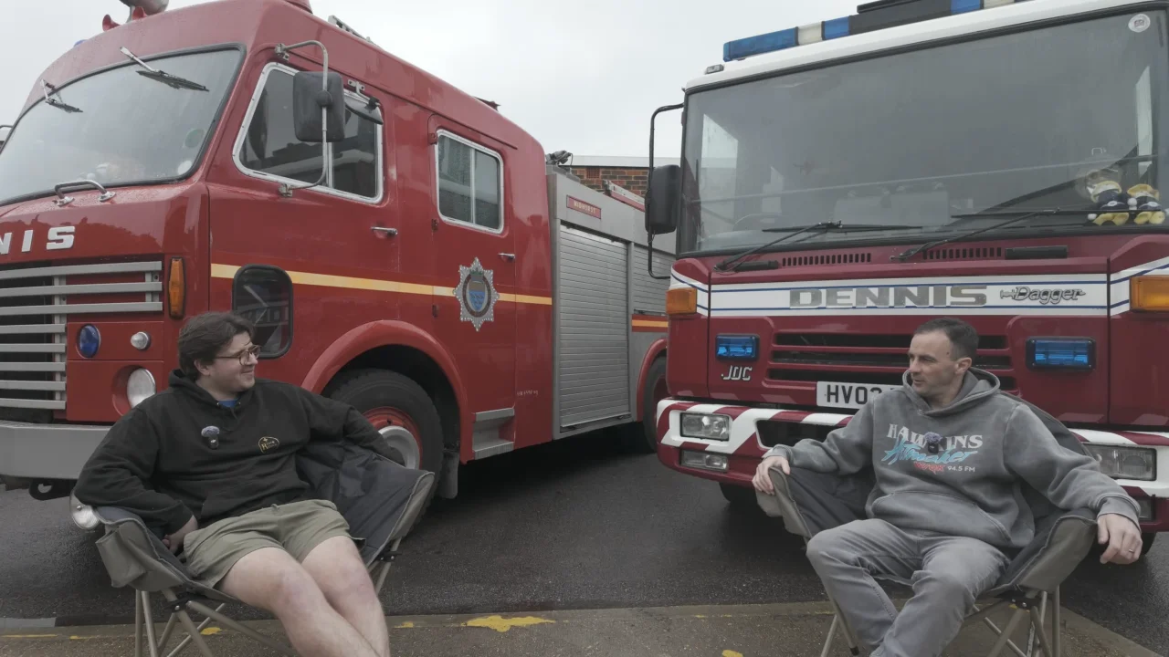 Man who owns two fire trucks opens up on the unique experience of ...