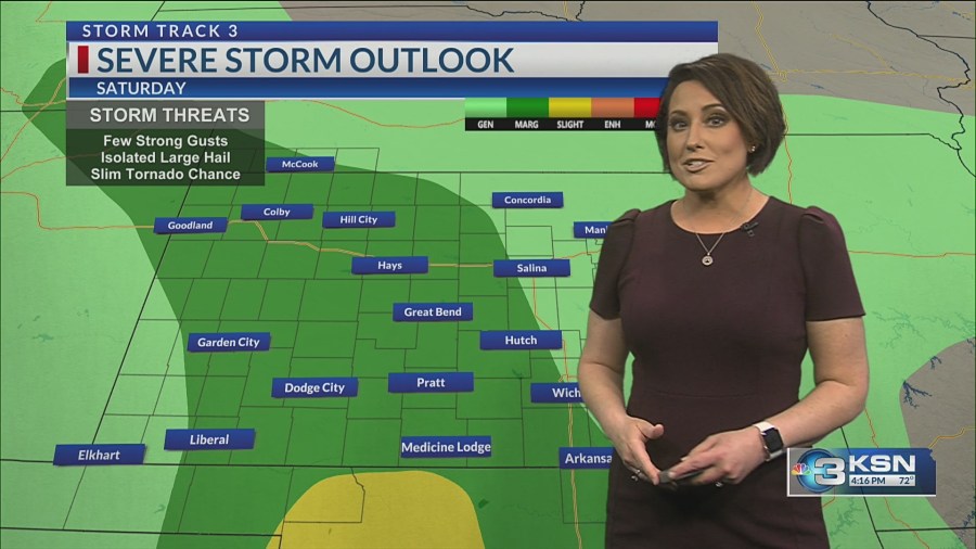 Storm Track 3 forecast: Scattered strong storms in store for Saturday