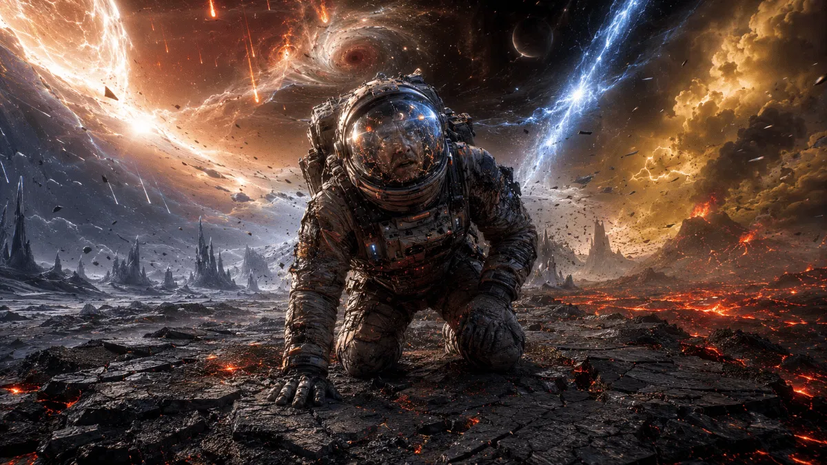 Así se vería un ser humano en los 9 planetas más extremos del universo