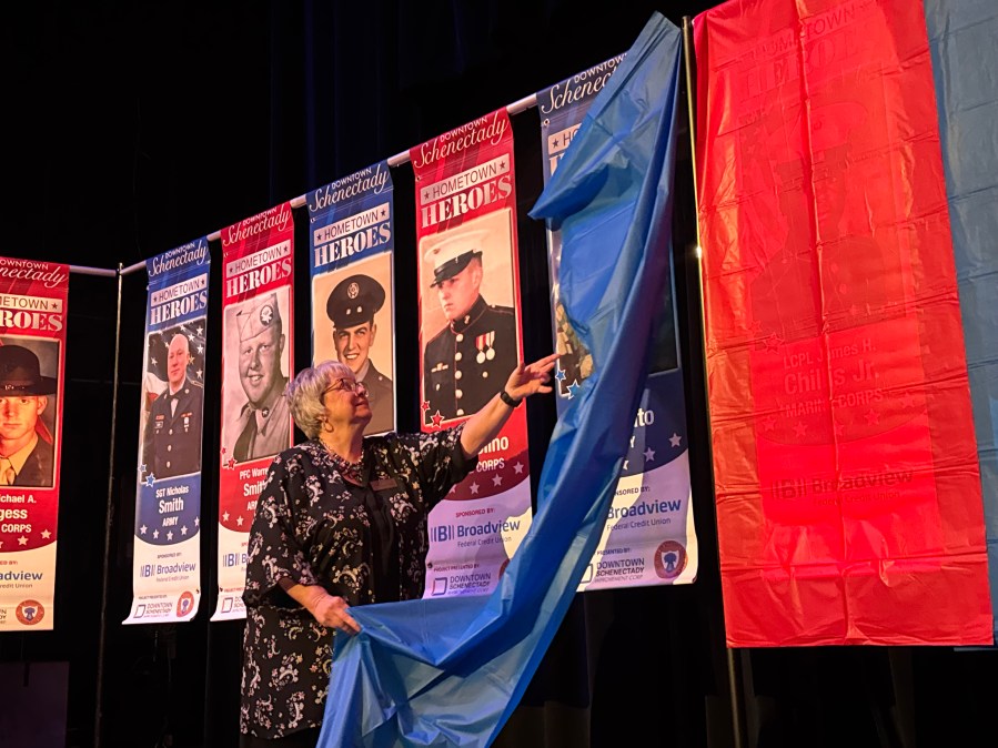 35 new hometown heroes banners unveiled to hang in downtown Schenectady