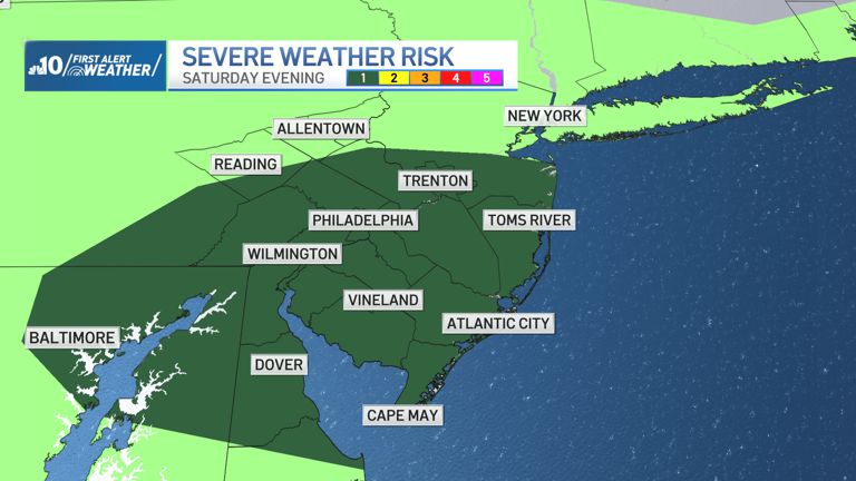 Split weekend with severe storms for Saturday afternoon