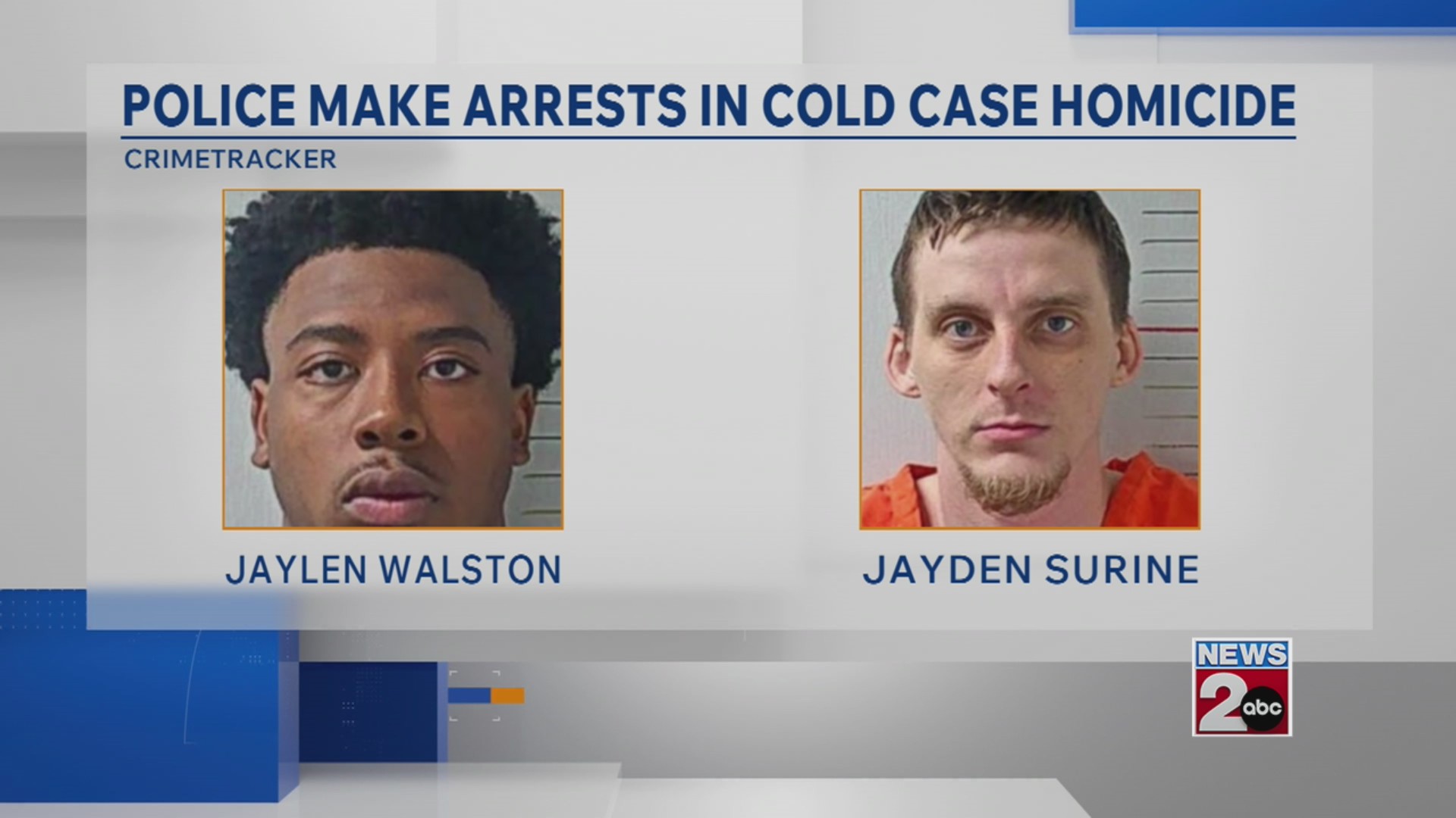 Two men charged in connection with Murfreesboro homicide case from 2022