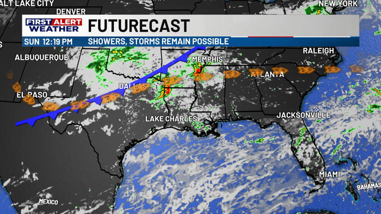 First alert forecast: Storms possible again Saturday, turning a bit ...