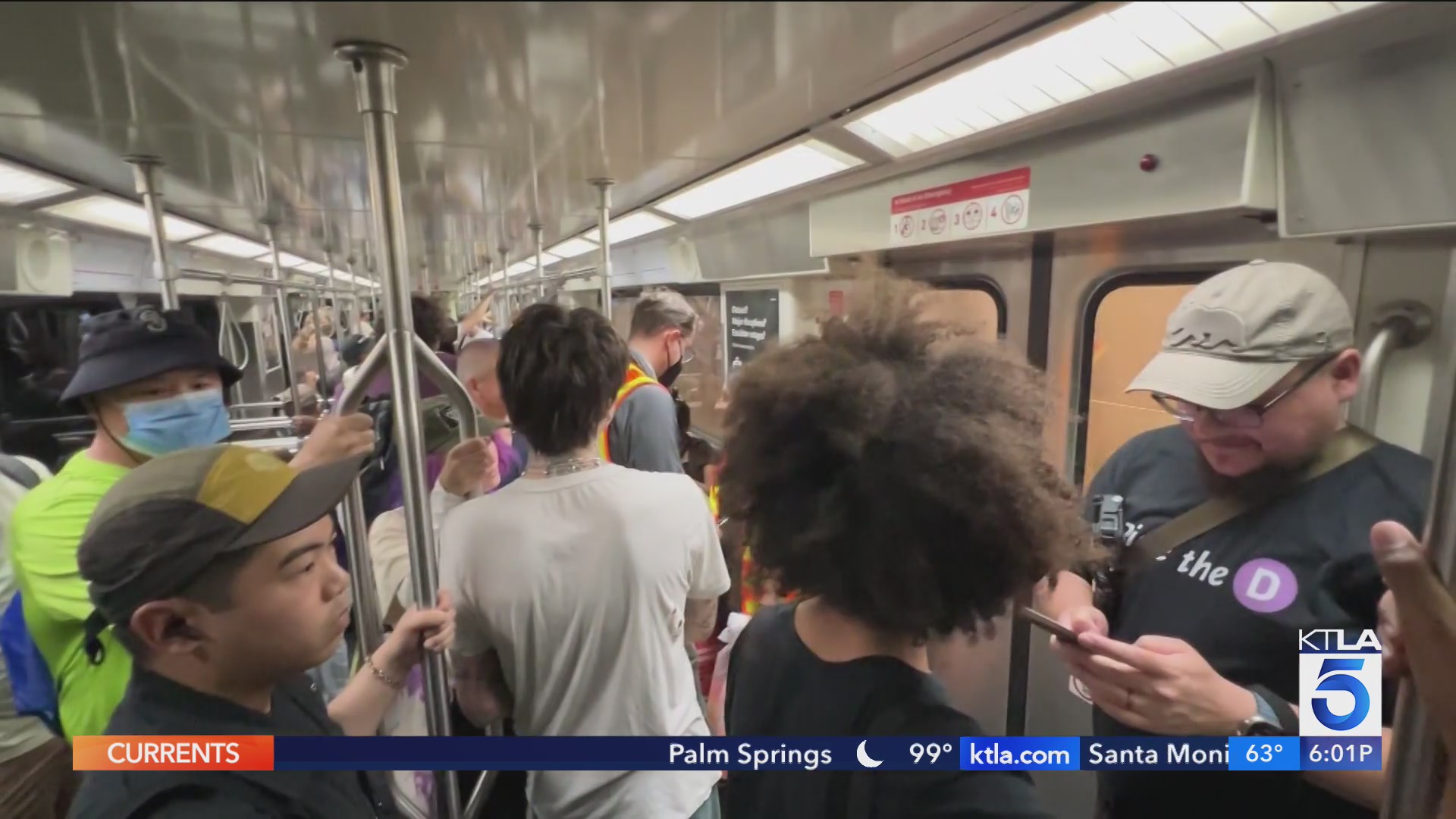 Metro's D Line extension opens, connecting downtown LA to Beverly Hills ...