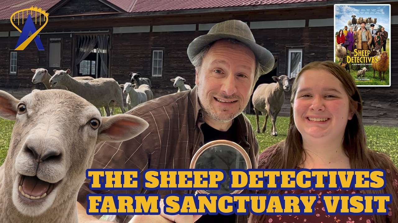 The sheep detectives - Farm Sanctuary visit