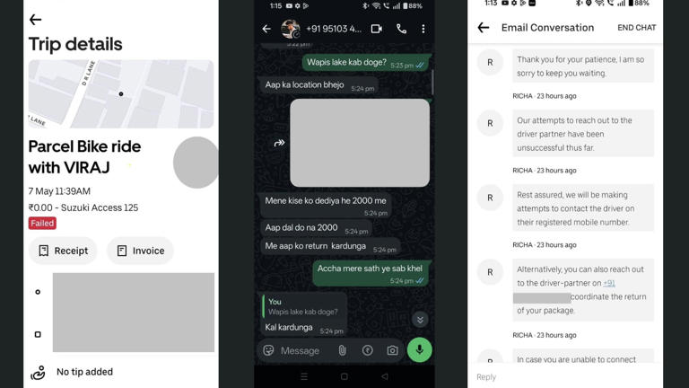Uber parcel driver allegedly marks delivery as failed, ‘sells’ goods ...