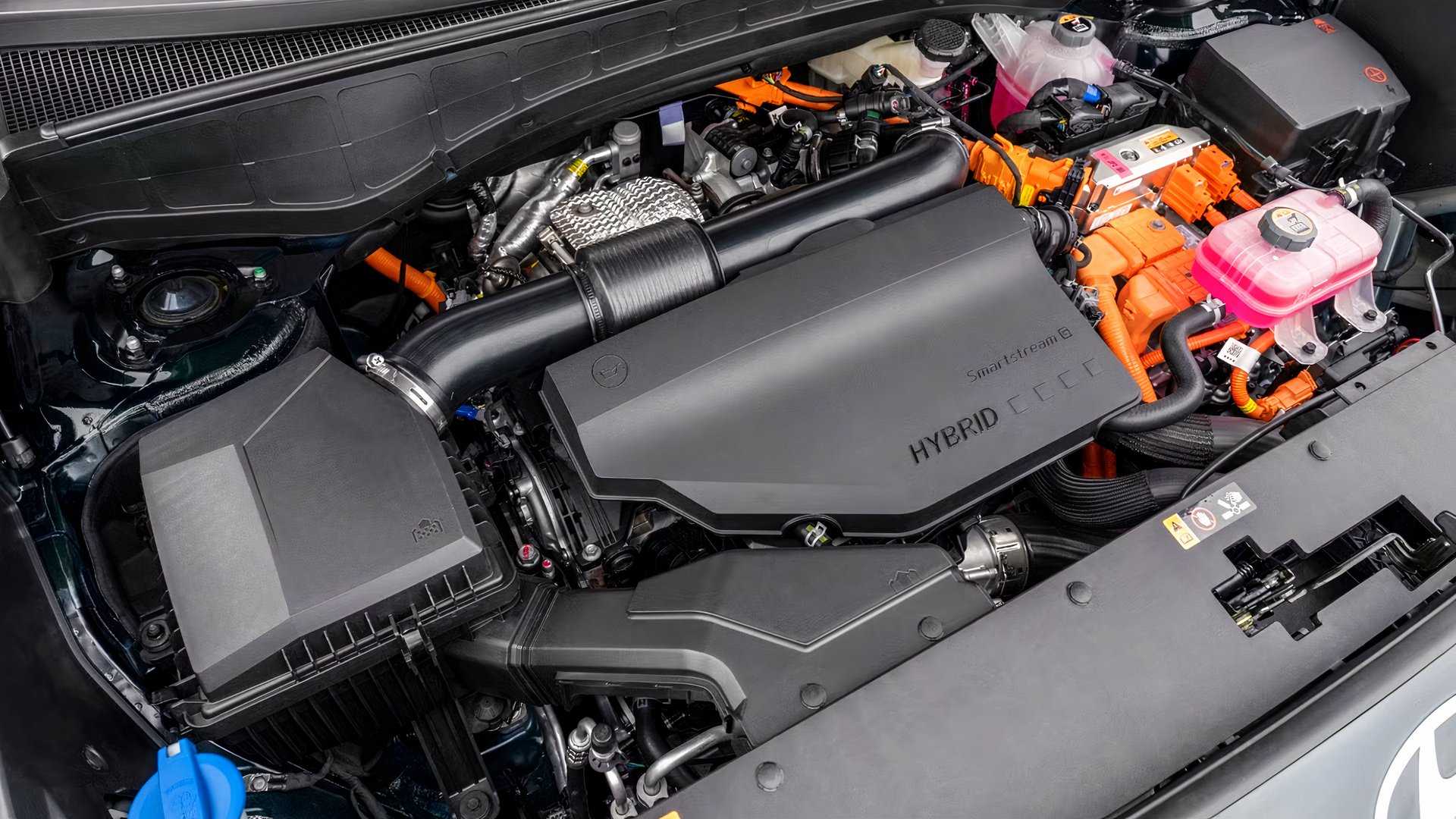 Close-up shot of a 2026 Hyundai Palisade Engine Bay