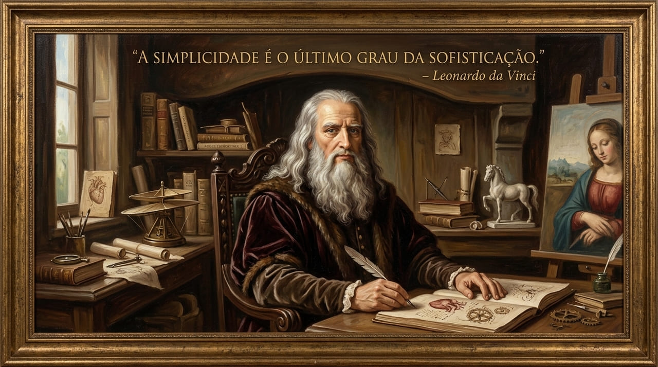 Leonardo da Vinci, o mestre e gênio do Renascimento: “A simplicidade é ...