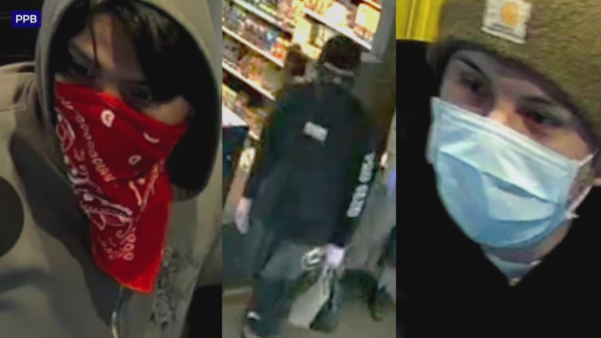 3 suspects sought in Portland smoke shop armed robbery