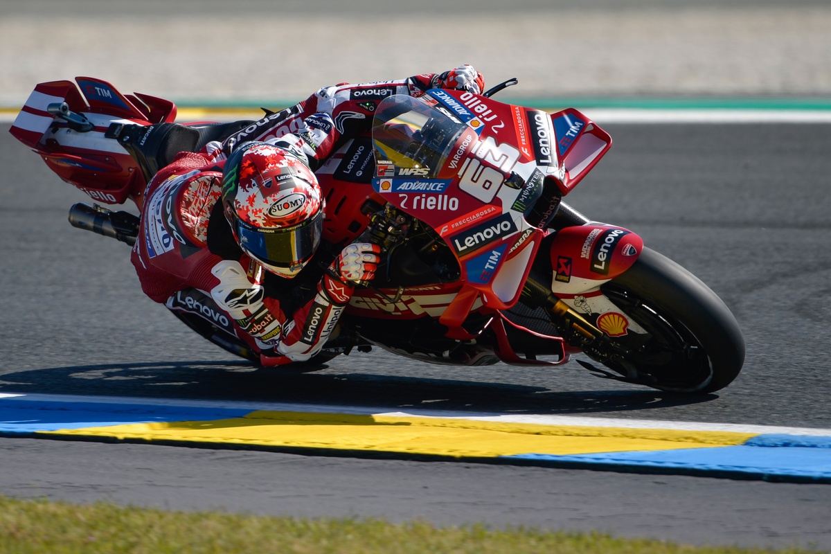 MotoGP French GP: Bagnaia takes surprise pole in Ducati 1-2