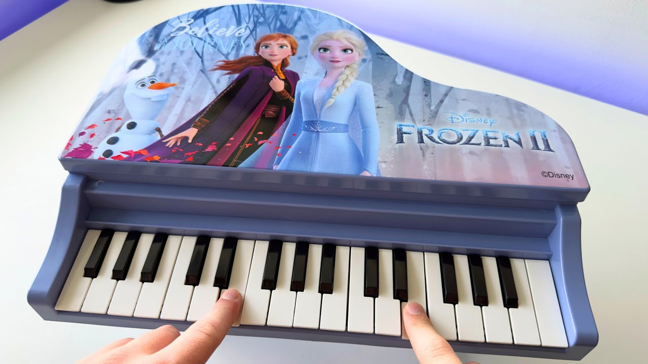 Frozen-themed piano chaos | Comedy musical instrument challenge