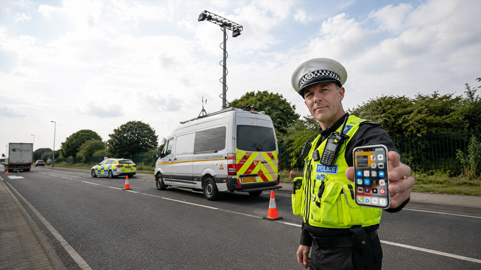 Mobile phone detection cameras hit UK roads