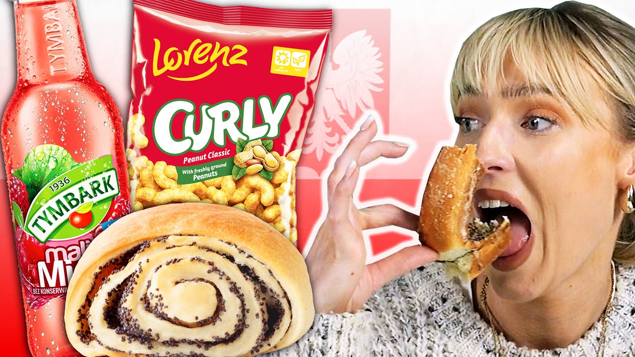 Irish people try Polish snacks